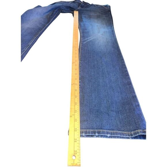 Hudson Jeans size 12(31) Beth Baby Boot Cut Jeans Dark Wash Flap Pocket Y2k - Picture 5 of 10